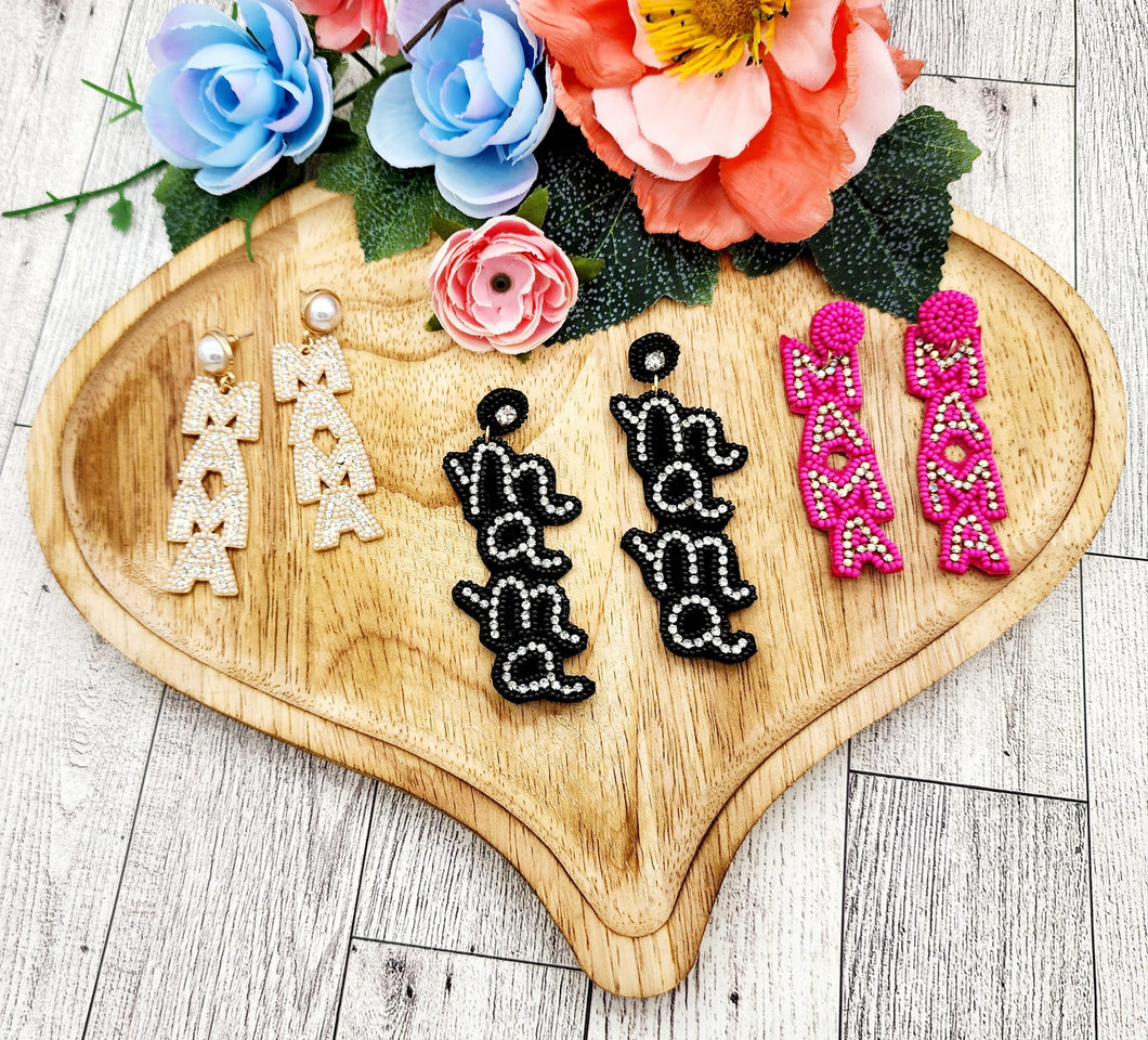 Mama Earring Posts