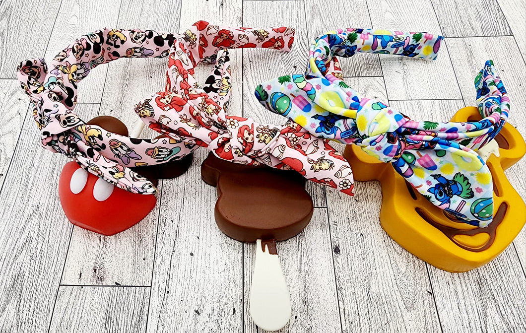 Bow Character Fabric Headbands