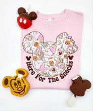 Load image into Gallery viewer, Here for the Snacks Bella Canvas KIDS Unisex Short Sleeve T-Shirt
