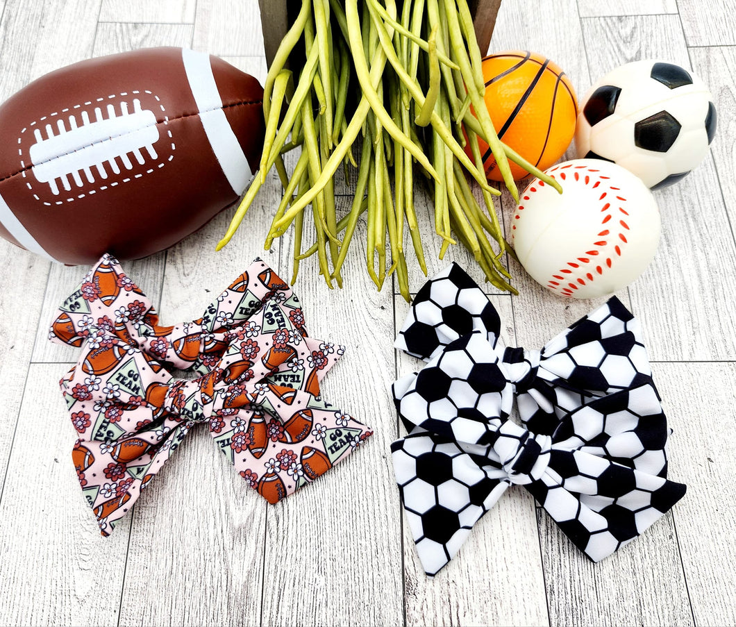 Sports Small Fabric Bows