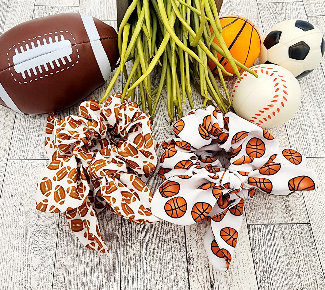 Sports Fabric Scrunchies