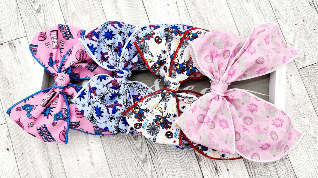 Character Fabric Bows