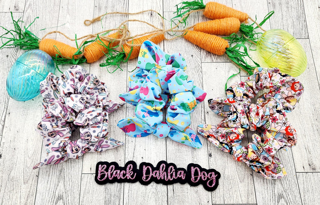 Easter Fabric Scrunchies