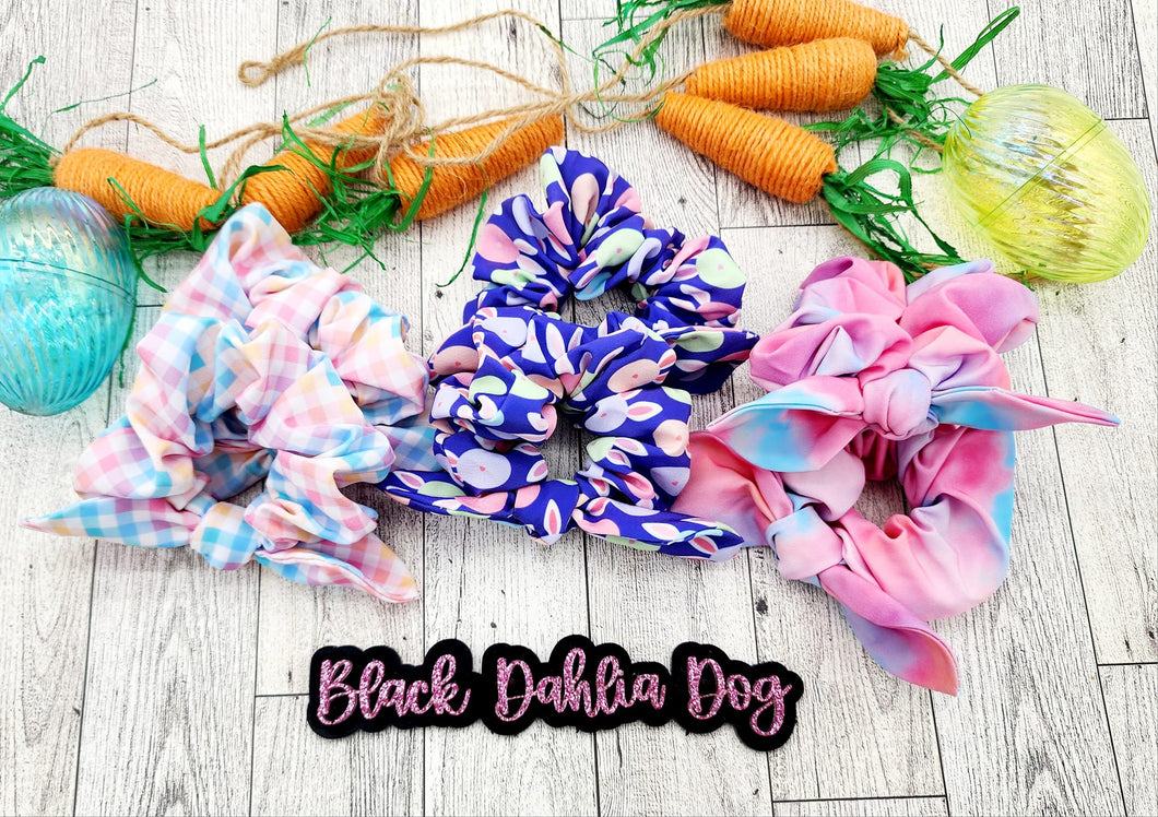Easter Fabric Scrunchies