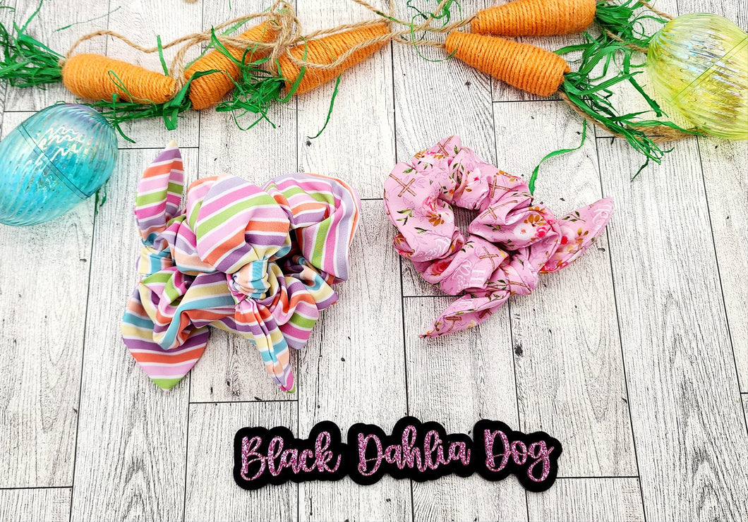 Easter Fabric Scrunchies