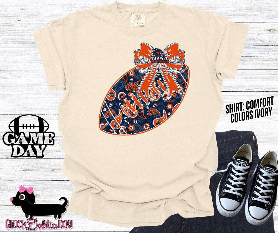 Roadrunner Football Comfort Colors Adult Shirt