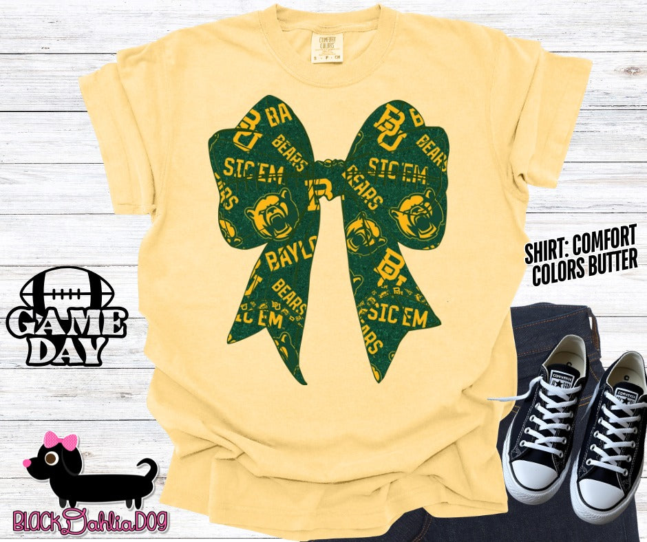 Bears Bow Comfort Colors Adult Shirt