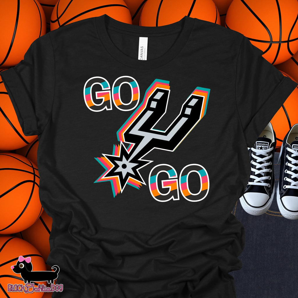 Go Spurs Go Bella Canvas T-Shirt