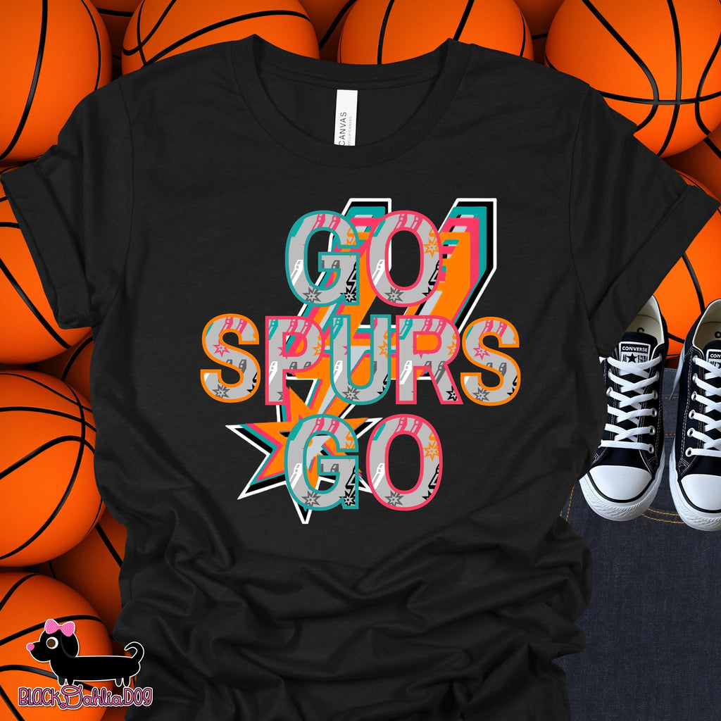 Go Spurs Go Bella Canvas T-Shirt