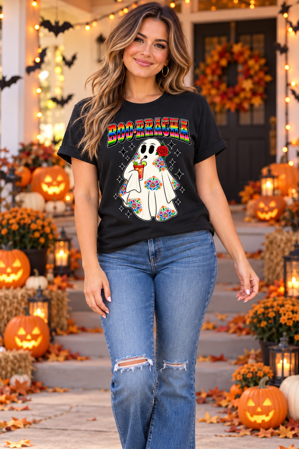 Boo-rracha Bella Canvas T-Shirt with Bling Accents