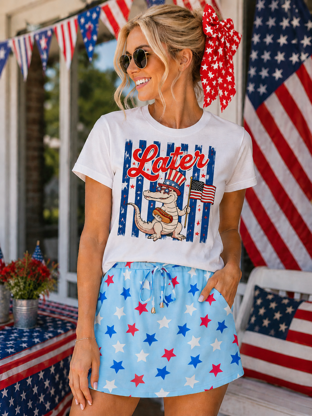 All Star American Hair Bow