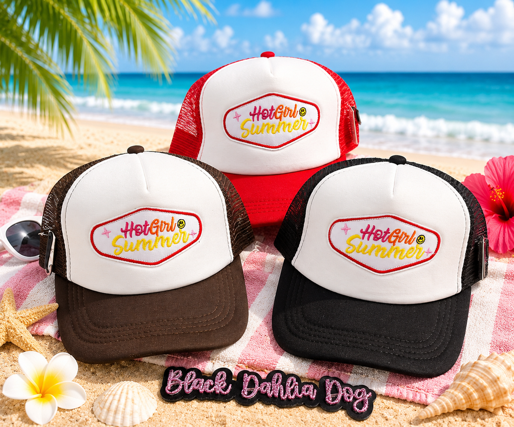Viola Mesh Cap Hot Girl Summer Patch Baseball Cap