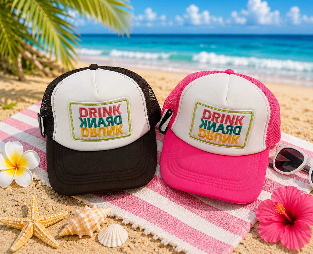 Viola Mesh Cap Drink Drank Drunk Patch Baseball Cap