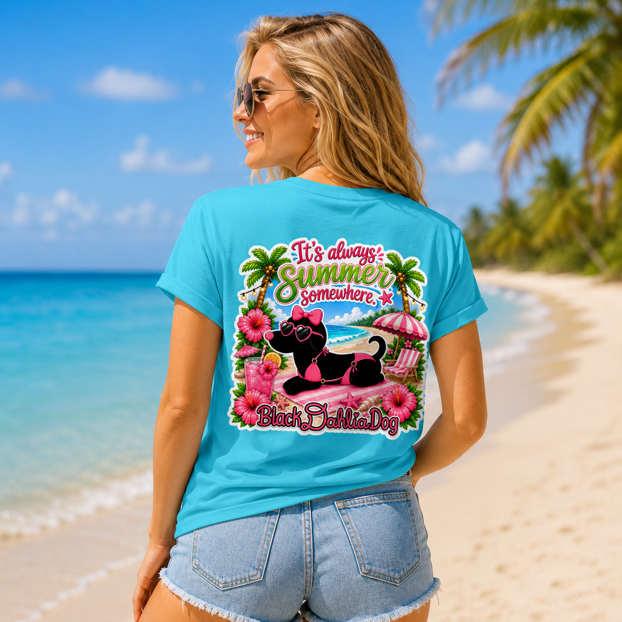 It's Always Summer Somewhere Bella Canvas T-Shirt