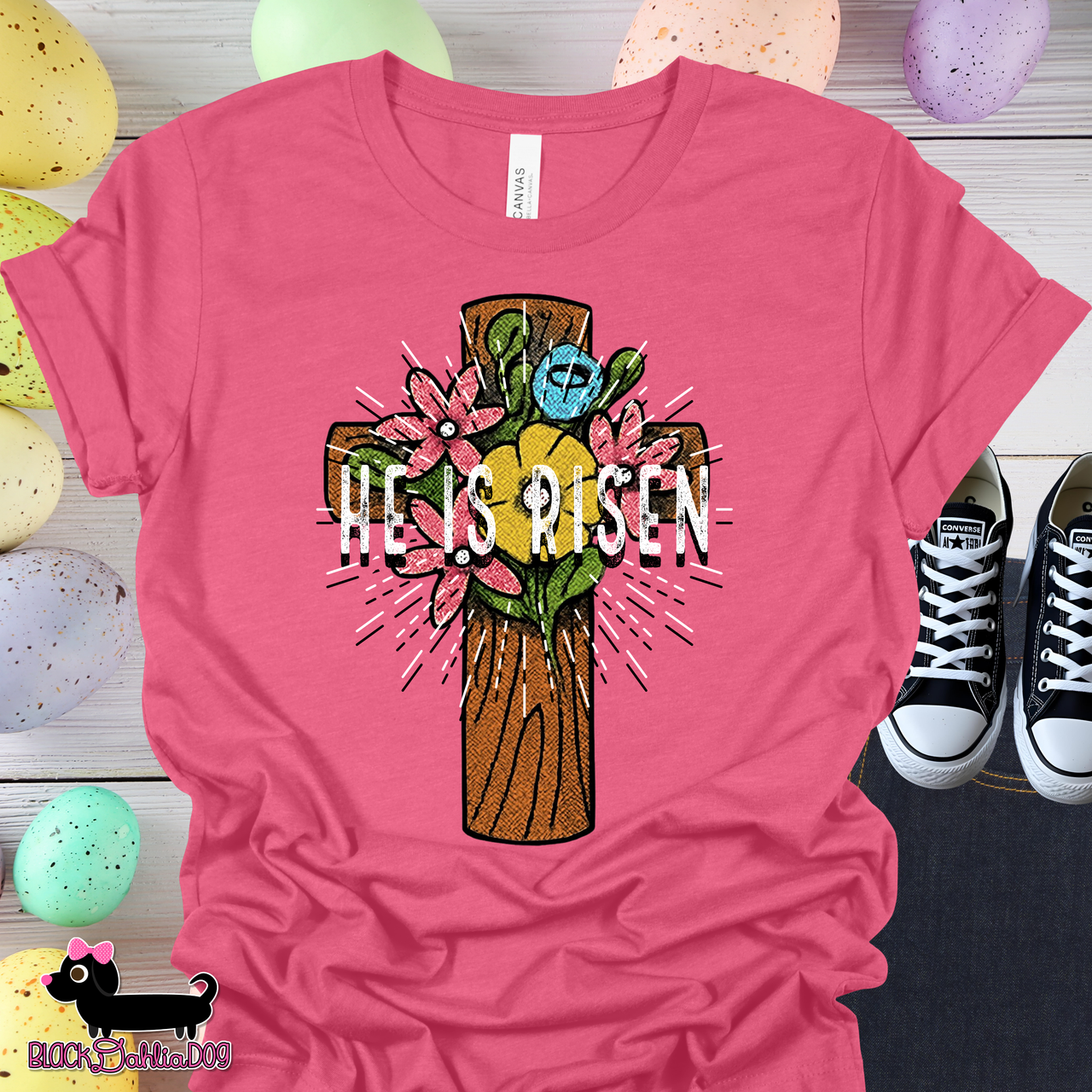 He is Risen Bella Canvas T-Shirt