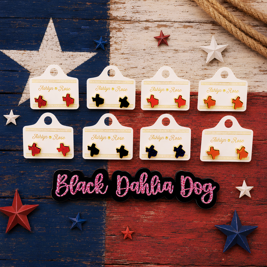 State of Druzy Texas Stud Earrings