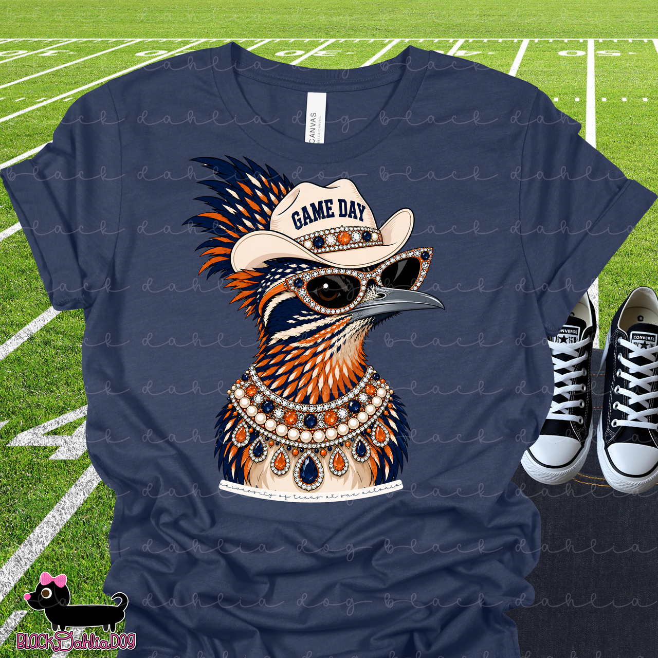 UTSA Rowdy Game Day Bella Canvas T-Shirt with Rhinestone Bling Accents