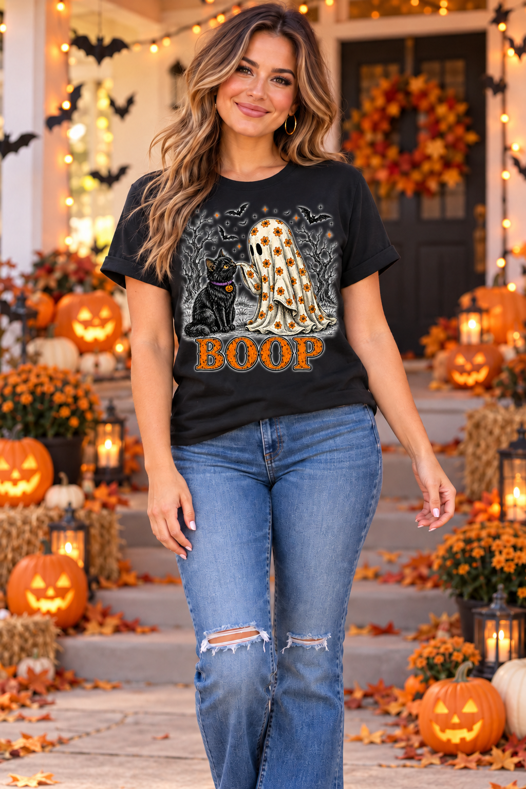BOOP Bella Canvas T-Shirt with Bling Accents