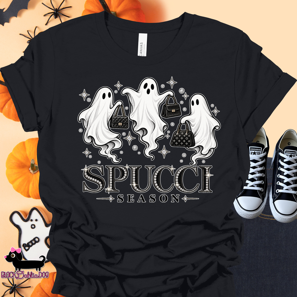 Spucci Season Bella Canvas T-Shirt with Bling Accents