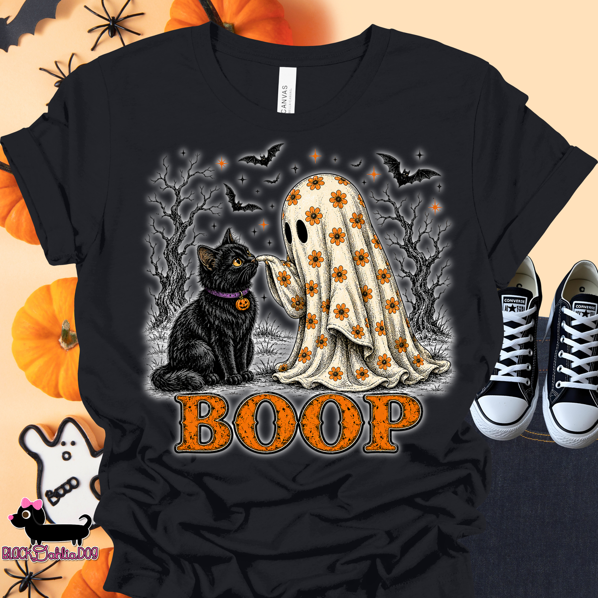 BOOP Bella Canvas T-Shirt with Bling Accents