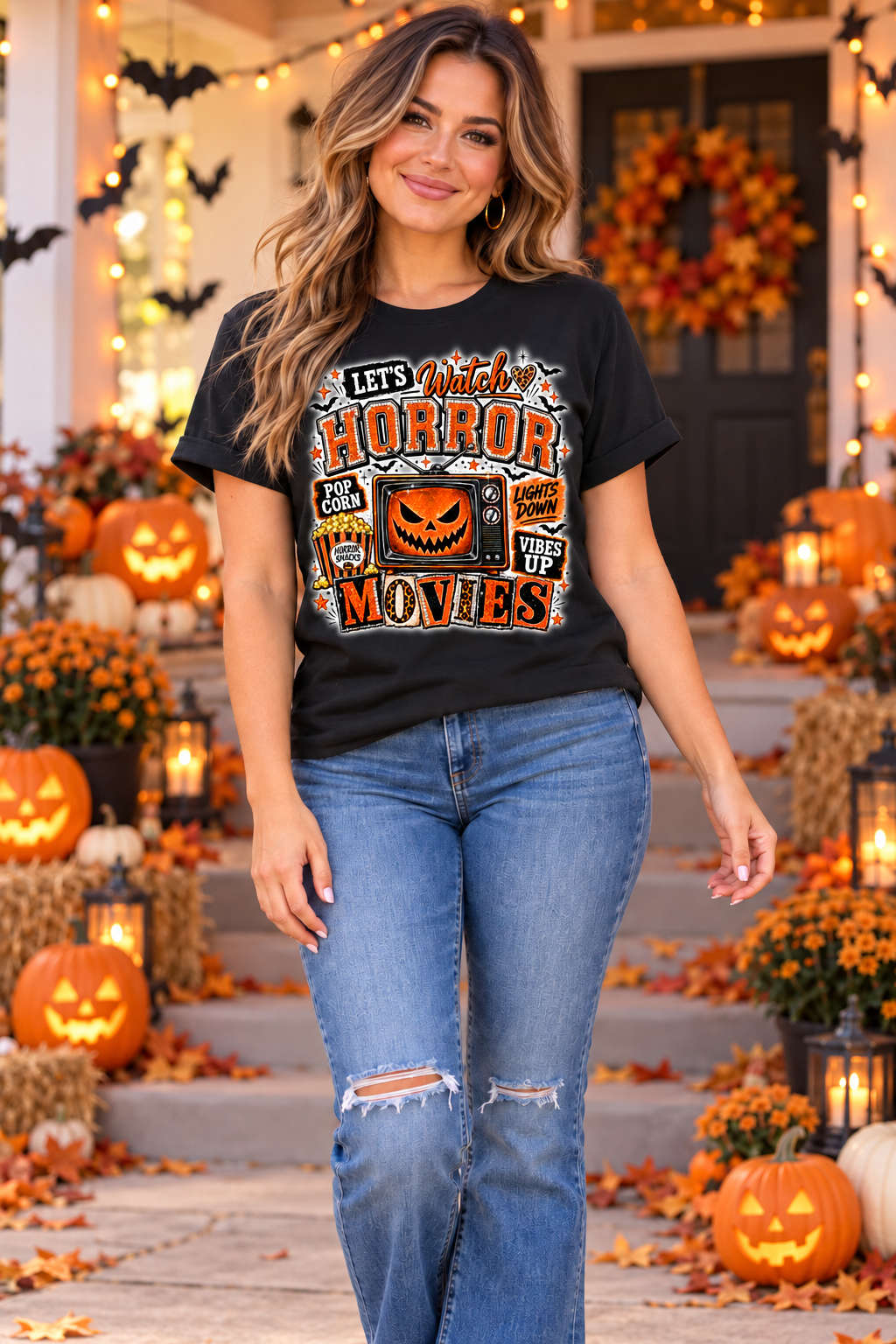 Let's Watch Bella Canvas T-Shirt with Bling Accents