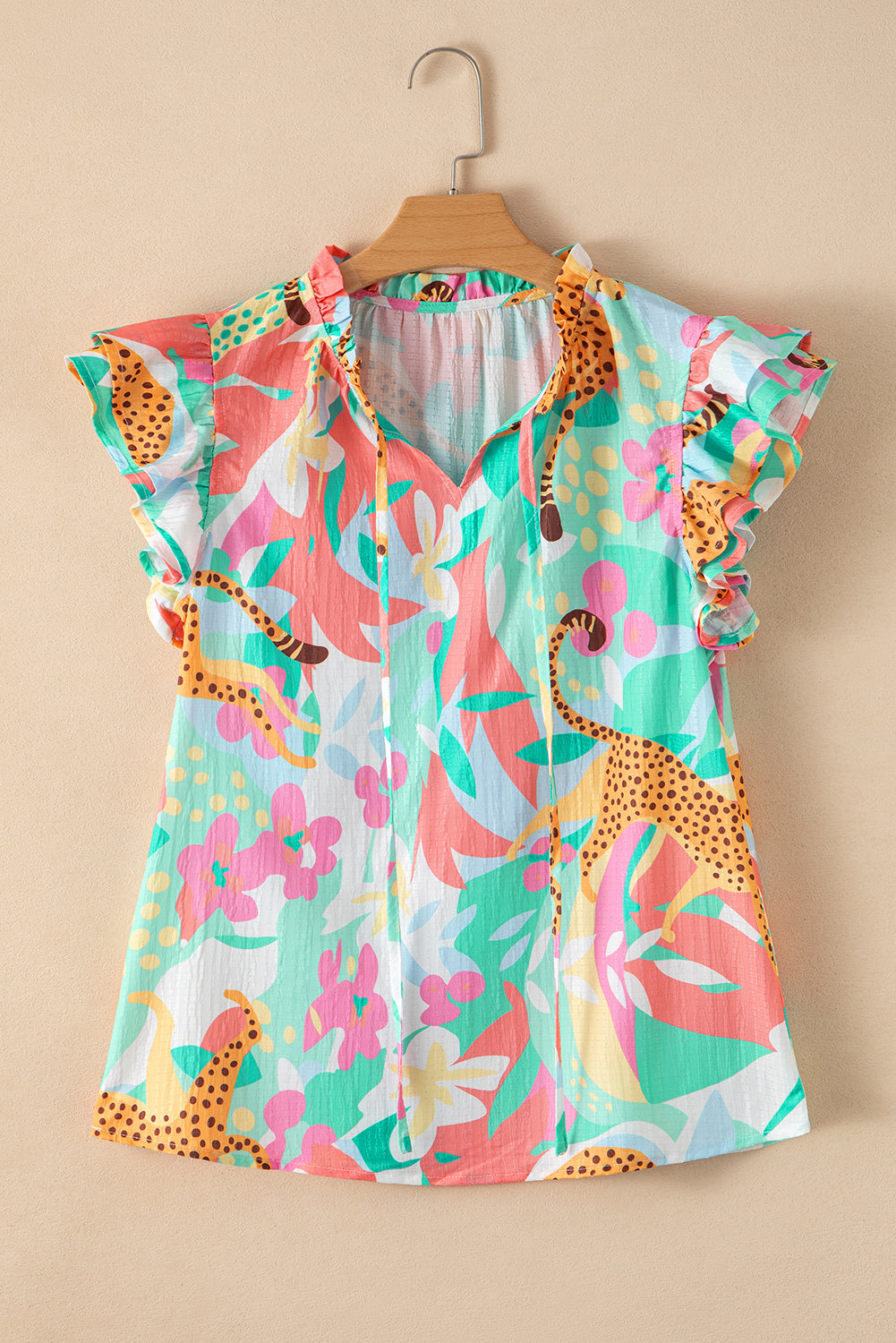 Safari Ruffle Blouse