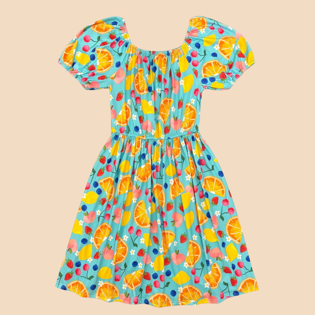 Women's Fruit Cocktail Summer Dress