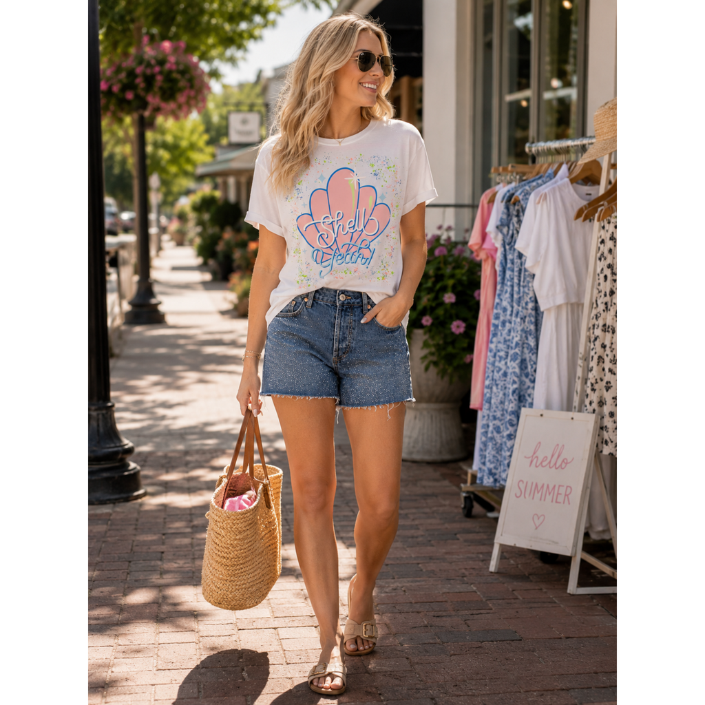 Women's Button Closure Pockets Studs Denim Mini Shorts