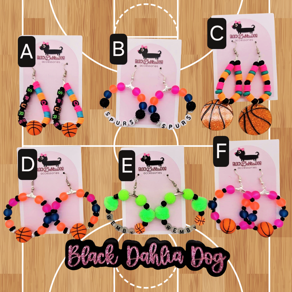 Handmade Spurs Mix Media Earrings