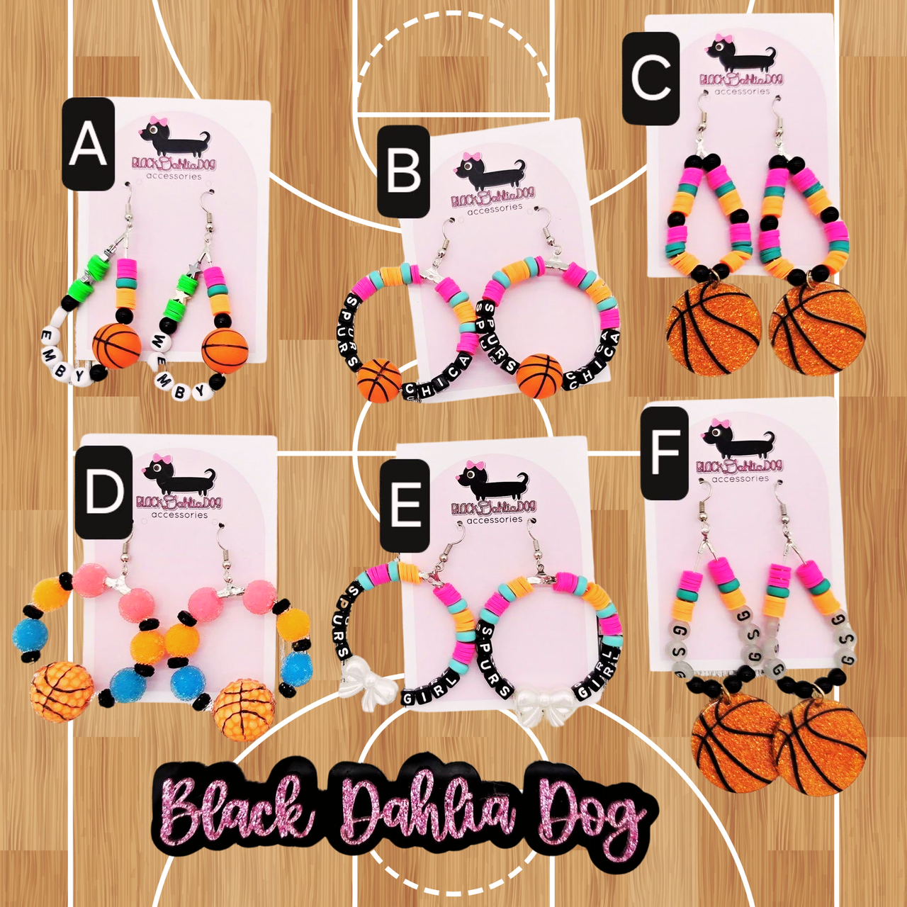Handmade Spurs Mix Media Earrings