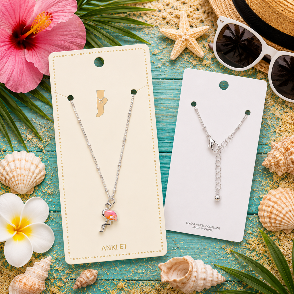 Summer Chic Flamingo Anklet