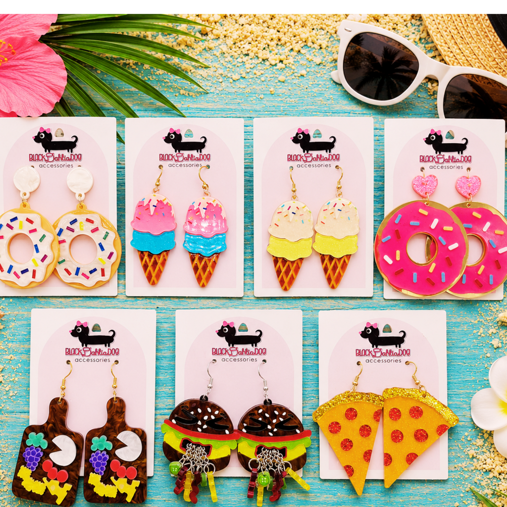 Summer Chic Multi Media Earrings