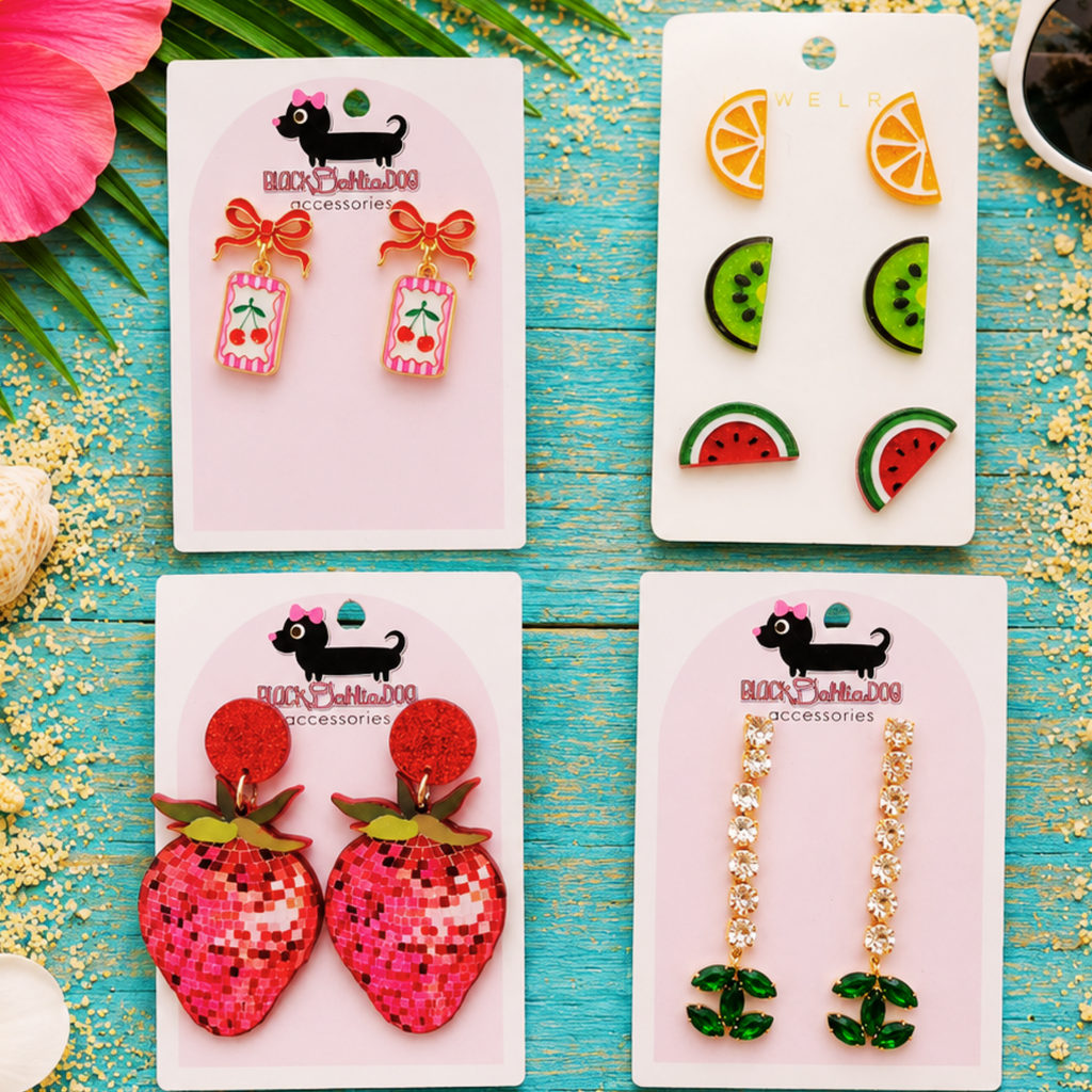 Summer Chic Multi Media Earrings