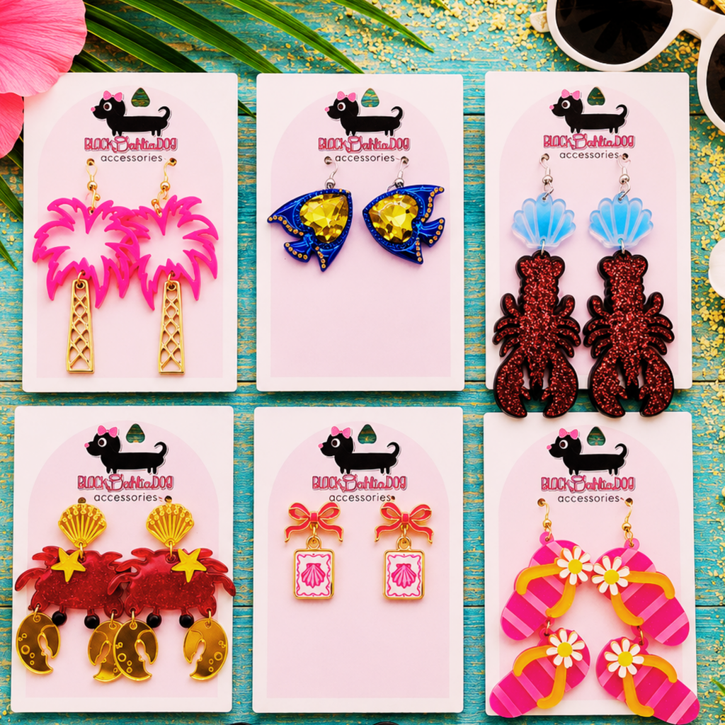 Summer Chic Multi Media Earrings