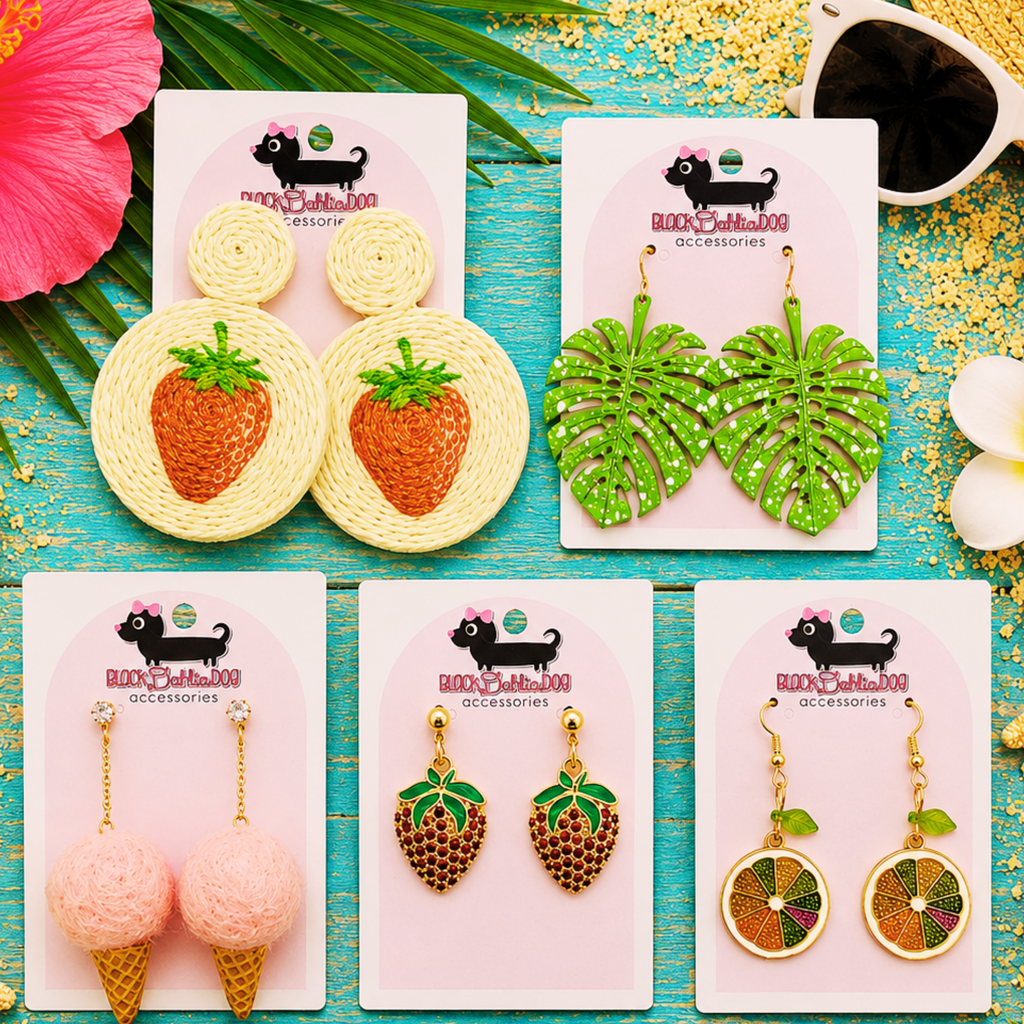 Summer Chic Multi Media Earrings