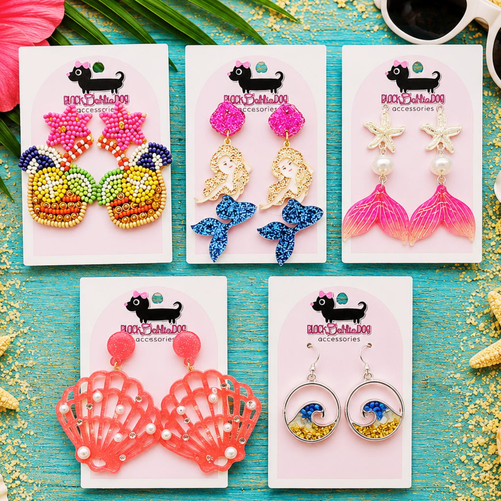 Summer Chic Multi Media Earrings