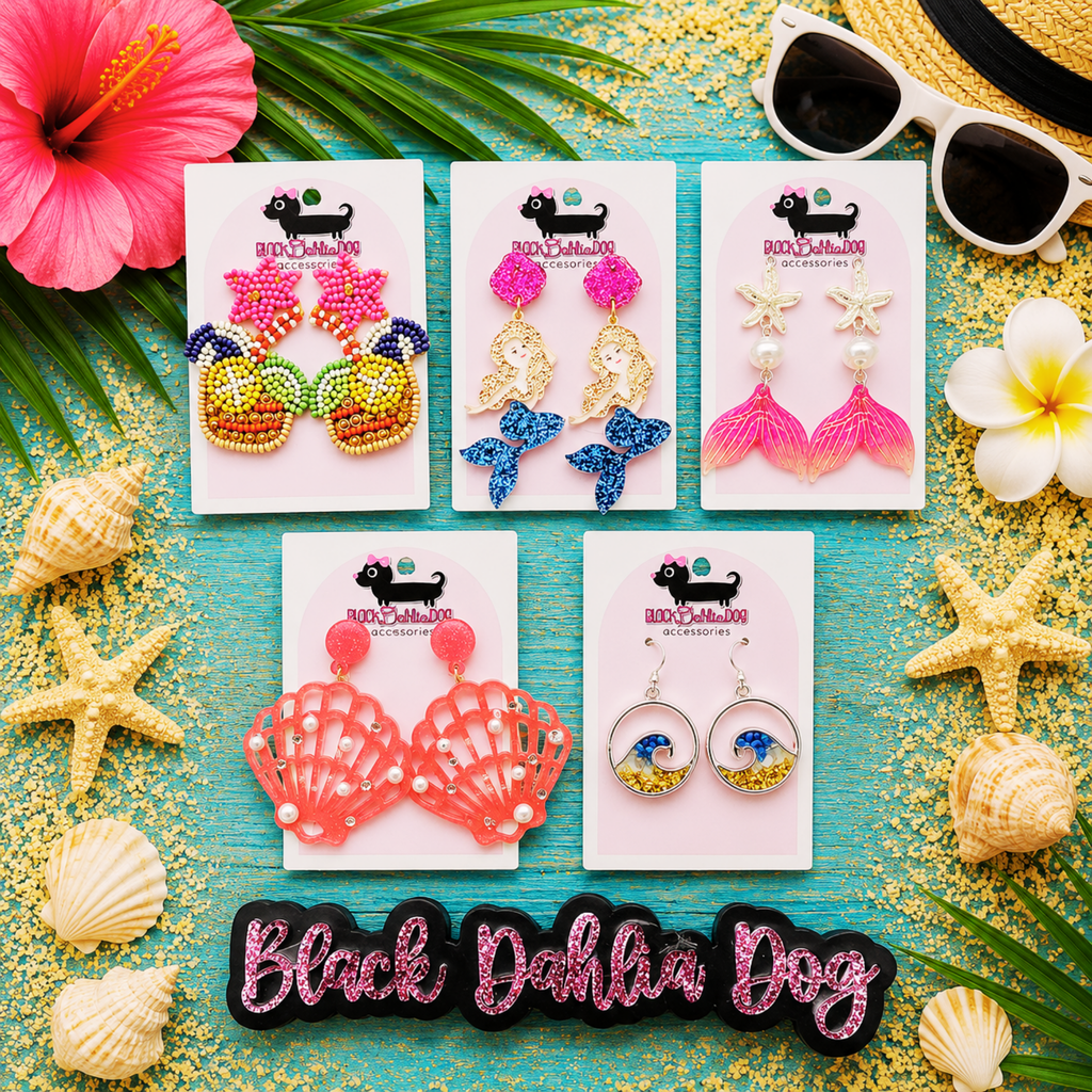 Summer Chic Multi Media Earrings