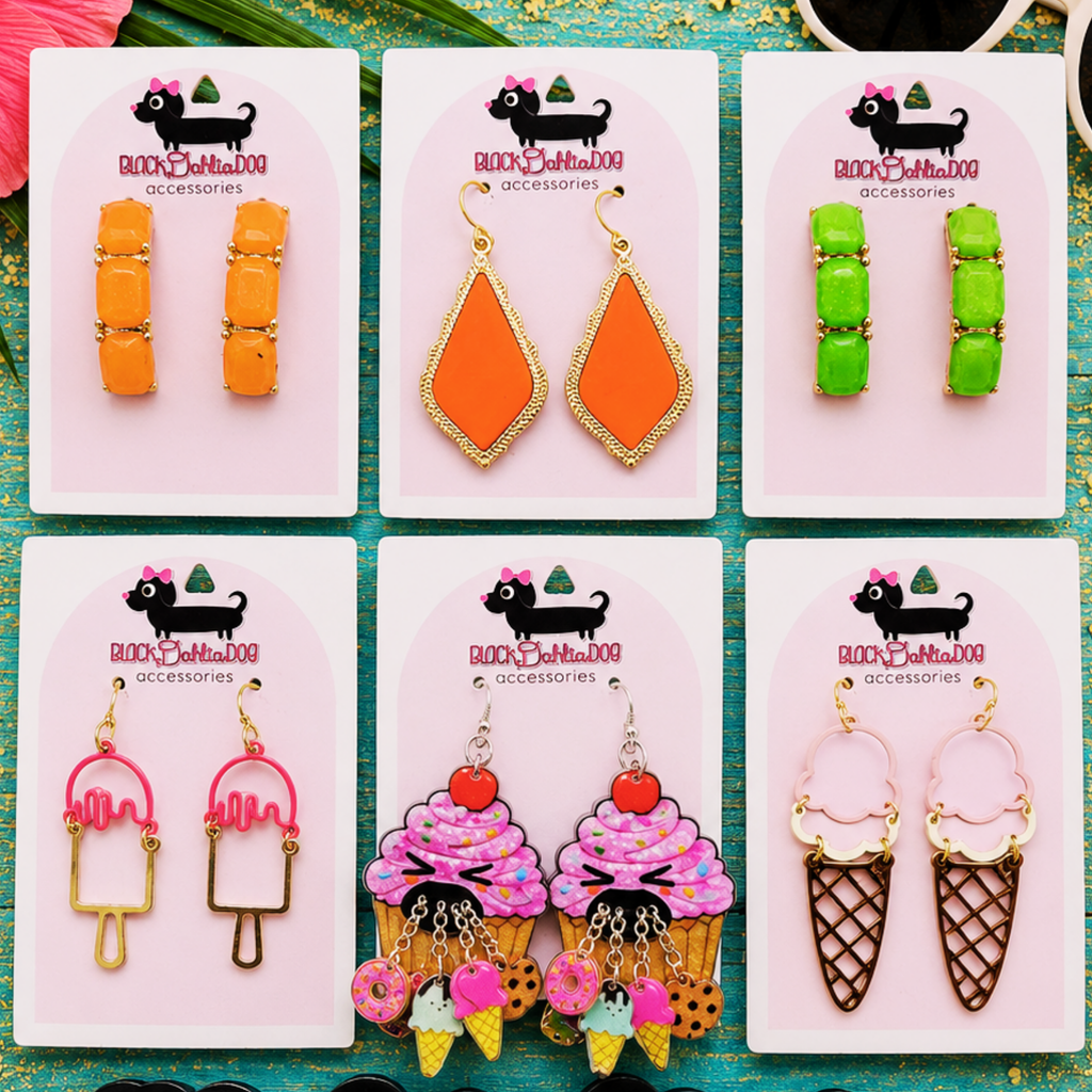 Summer Chic Multi Media Earrings