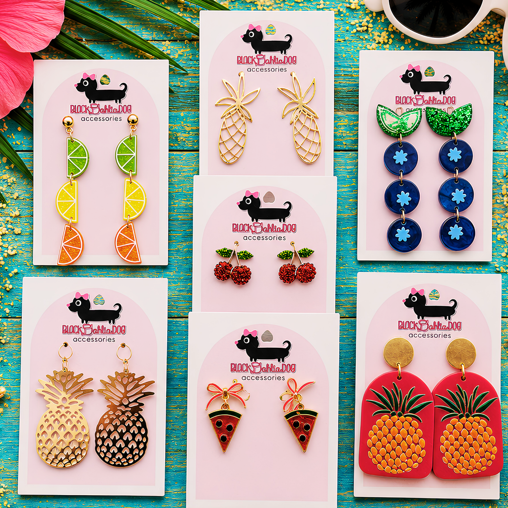 Summer Chic Multi Media Earrings