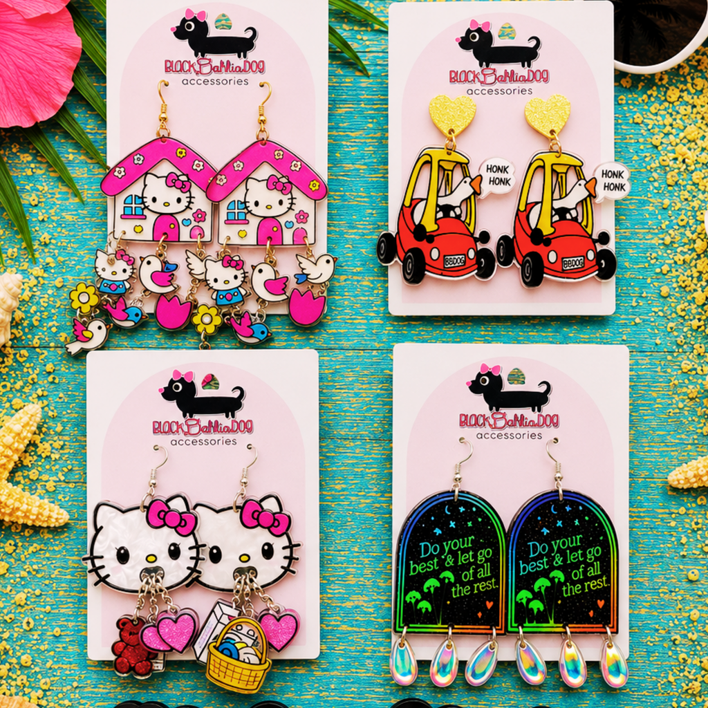 Summer Chic Multi Media Earrings