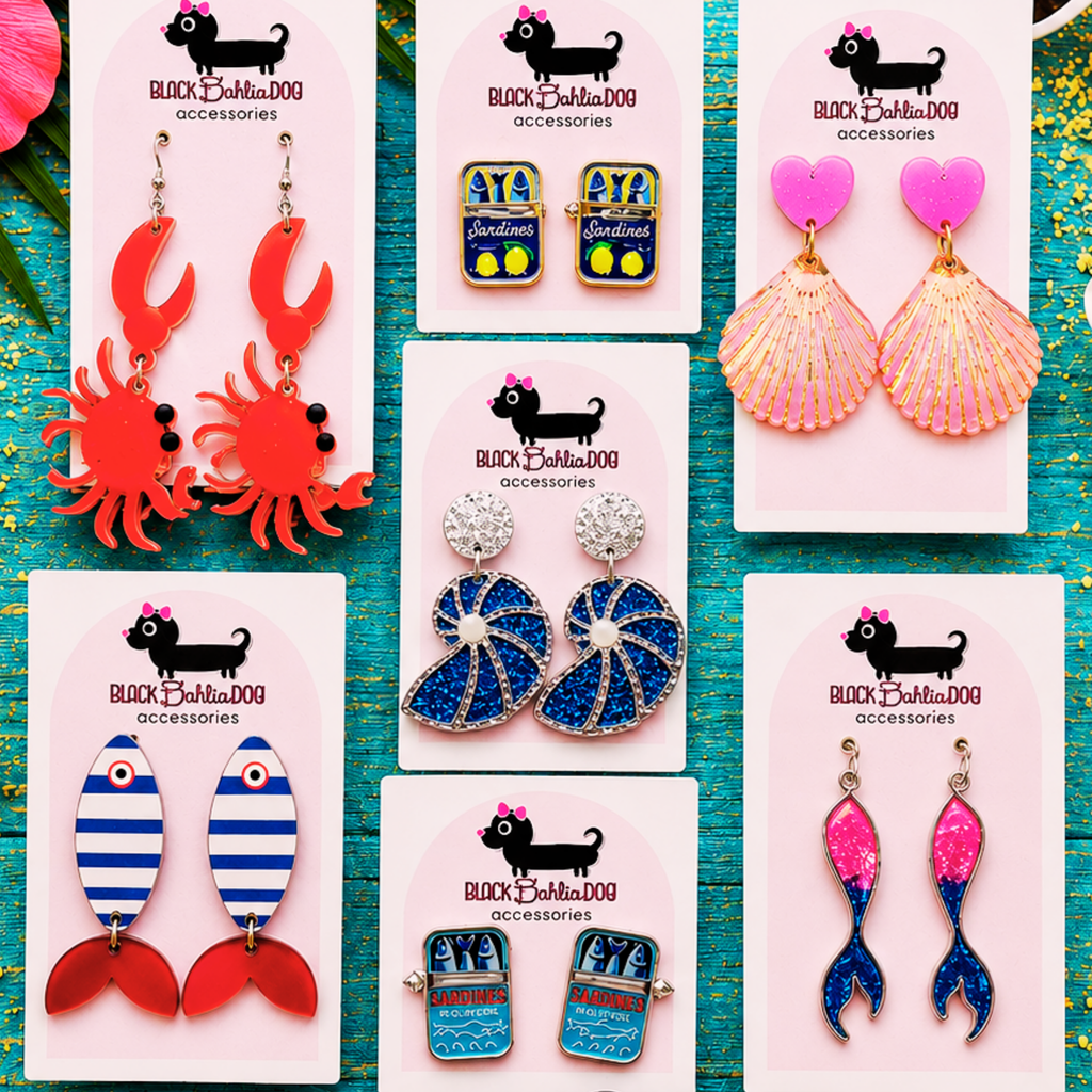 Summer Chic Multi Media Earrings