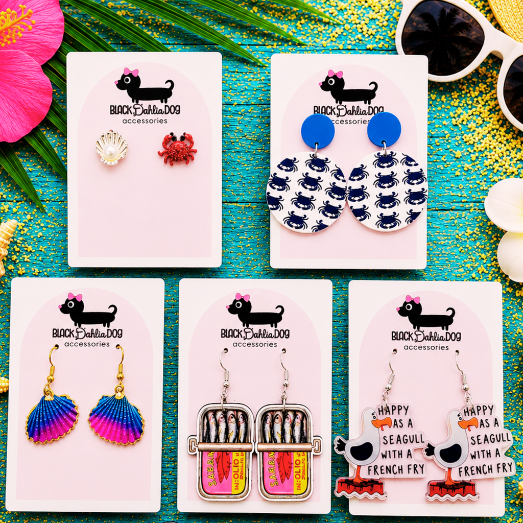 Summer Chic Multi Media Earrings