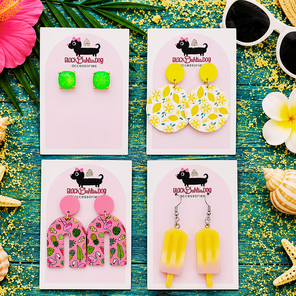 Summer Chic Multi Media Earrings