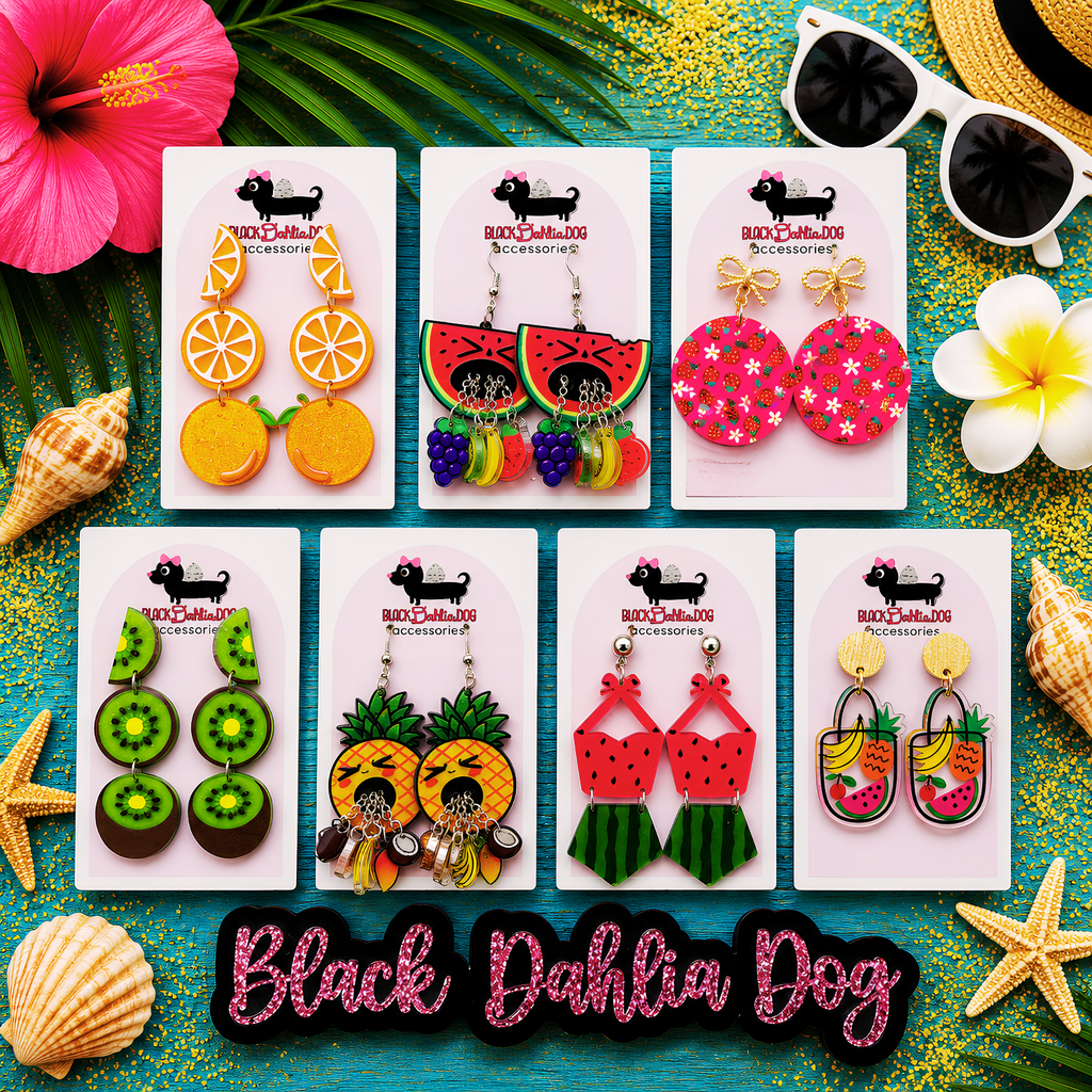 Summer Chic Multi Media Earrings