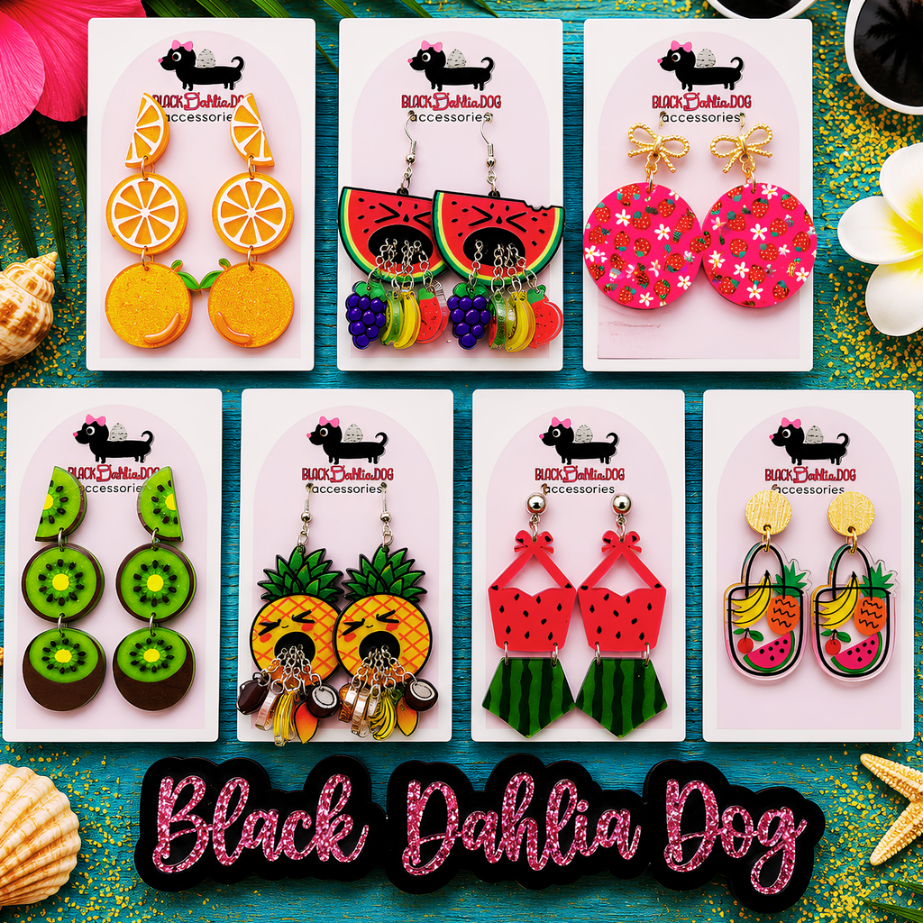 Summer Chic Multi Media Earrings