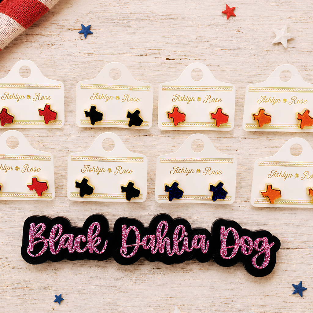 State of Druzy Texas Stud Earrings