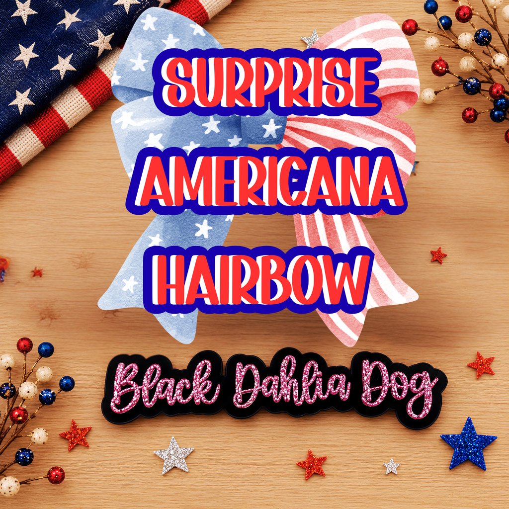 Surprise Americana Fabric Bow