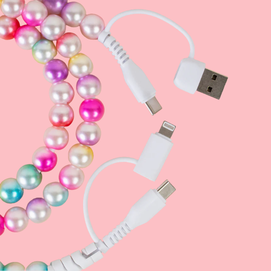 4-in-1 Beaded Charging Cable - Candy Land