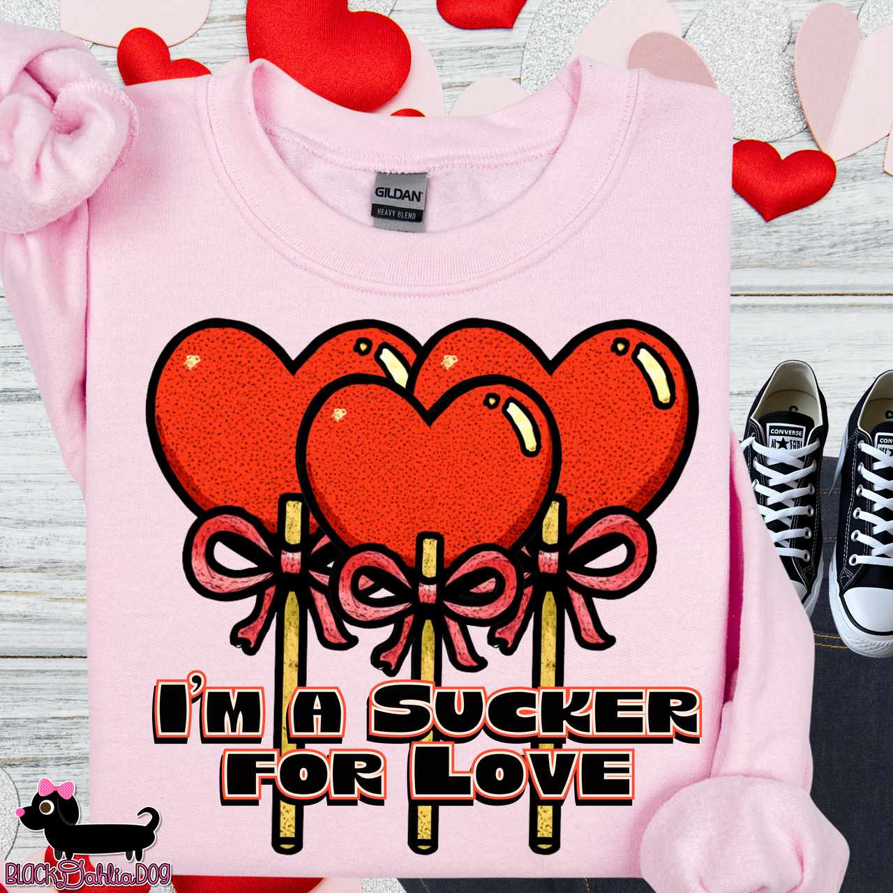 I'm A Sucker For Love Valentine's Day Sweatshirt